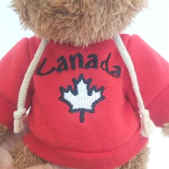 Cottagecore Plush Moose Canada Red Hoodie - COLLECTIBLE - Picture 5 of 11